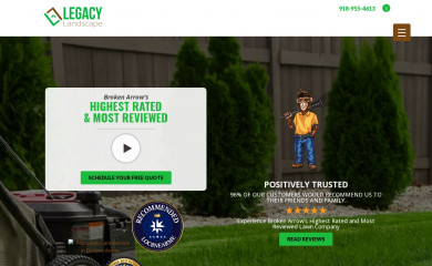 legacylandscapeok.com screenshot