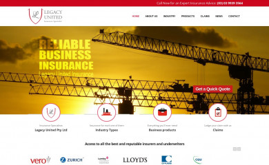 legacyunited.com.au screenshot