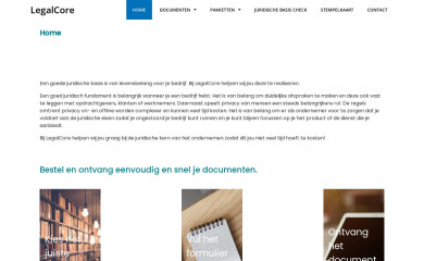 legalcore.nl screenshot