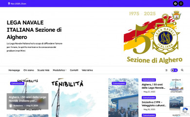 leganavalealghero.it screenshot