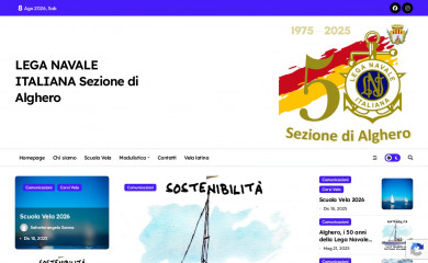 leganavalealghero.it screenshot