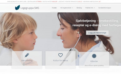 legegruppa-sms.no screenshot