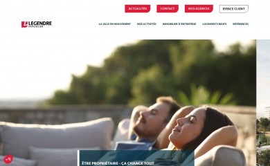 legendre-immobilier.com screenshot