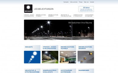 led-brenner.at screenshot