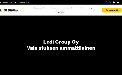 ledigroup.fi screenshot