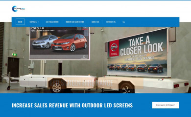 ledtrailerhire.com.au screenshot