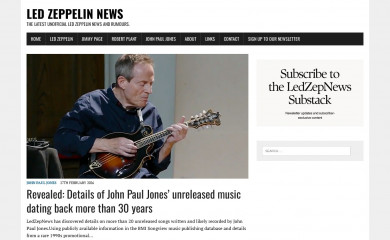 ledzepnews.com screenshot