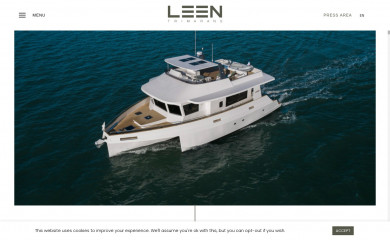 leen-trimarans.com screenshot