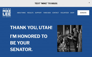 leeforsenate.com screenshot