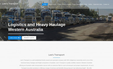 leestransport.com.au screenshot
