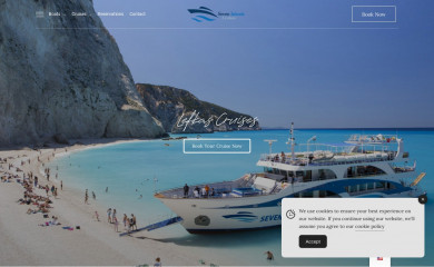 lefkascruises.com screenshot