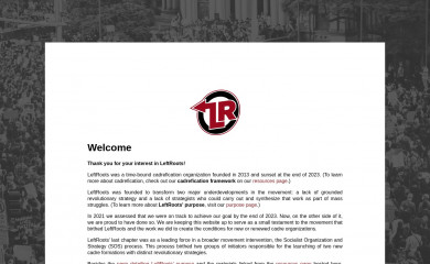 leftroots.net screenshot