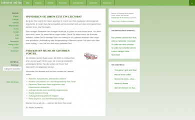 lektorat-online.at screenshot