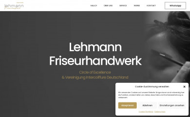 lehmann-friseurhandwerk.de screenshot