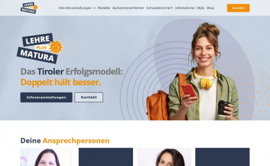 lehreundmatura.at screenshot
