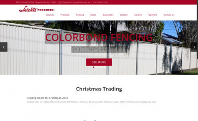 leichts-products.com.au screenshot
