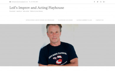 leifsimprovplayhouse.com screenshot
