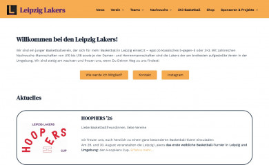 leipzig-lakers.de screenshot