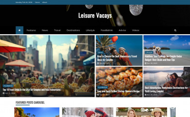leisurevacays.com screenshot