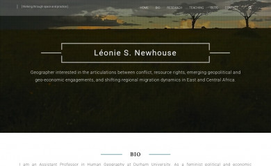 leonienewhouse.org screenshot