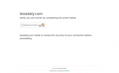 leoadaly.com screenshot