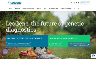 leogene.com.ua screenshot