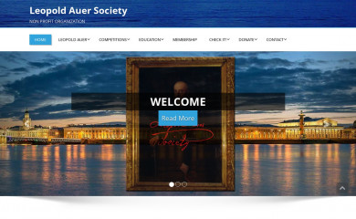 leopoldauersociety.com screenshot