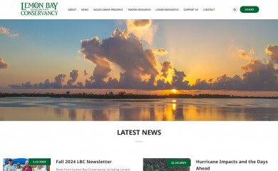 lemonbayconservancy.org screenshot