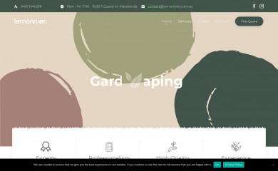 lemonnier.com.au screenshot