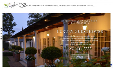 lemonnlime.co.za screenshot