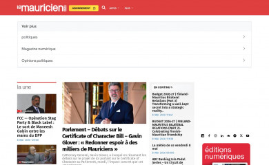 lemauricien.com screenshot