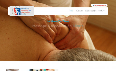 lenbauermassage.com screenshot