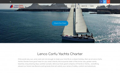 lenco-corfu-yachts.com screenshot