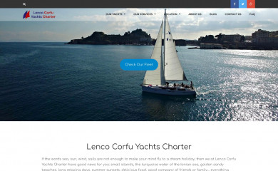 lenco-corfu-yachts.com screenshot