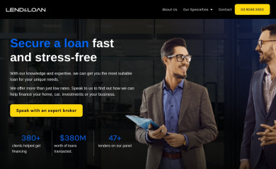 lendloan.com.au screenshot