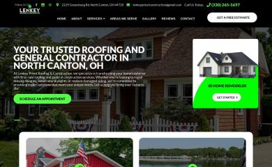 lenkeypriestconstruction.net screenshot