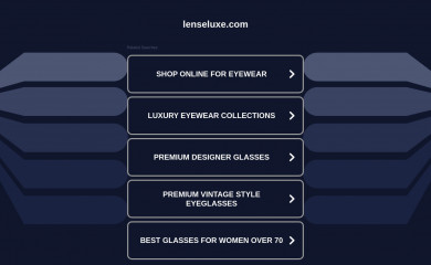 lenseluxe.com screenshot