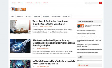 lenteraseo.com screenshot