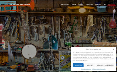 lesneuffillesdezeus.com screenshot