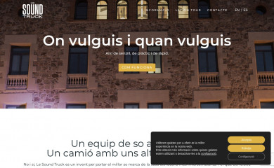 lesoundtruck.com screenshot