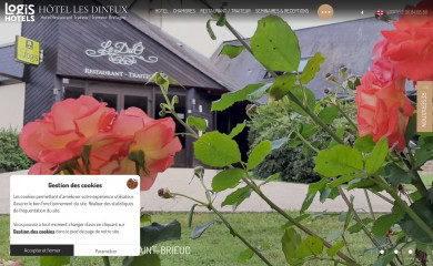 lesdineuxvillagehotel.fr screenshot