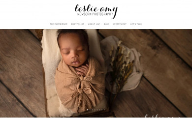 leslieamyphotography.com screenshot
