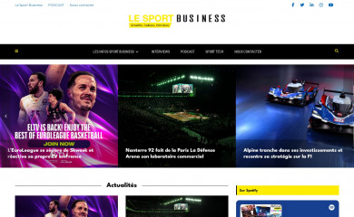 lesportbusiness.com screenshot