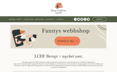 lesscarbs.se screenshot