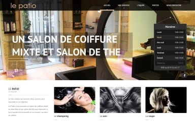 lepatio-coiffure.fr screenshot
