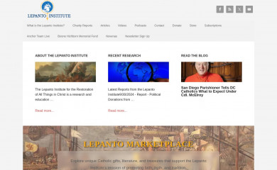 lepantoin.org screenshot