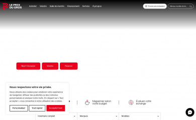 leprixdugros.com screenshot