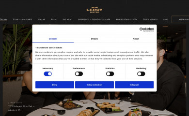leroybistro.hu screenshot