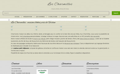 les-charmilles.com screenshot