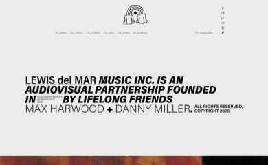 lewisdelmar.com screenshot